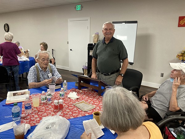 This past week we celebrated National Senior Citizens Day and our August Birthdays! Special appreciation and thanks to The Leeds Connection for providing our musical entertainment at the Birthday Party, and to the Three Earred Rabbit for catering. A good time was had by all.